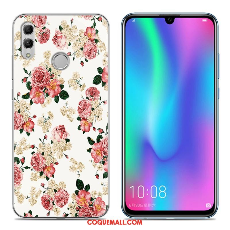 Étui Huawei P Smart 2019 Fluide Doux Rose Jeunesse, Coque Huawei P Smart 2019 Téléphone Portable