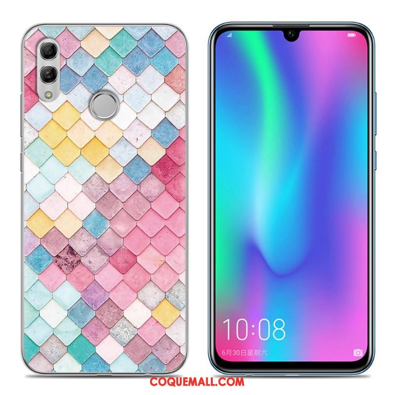 Étui Huawei P Smart 2019 Fluide Doux Rose Jeunesse, Coque Huawei P Smart 2019 Téléphone Portable