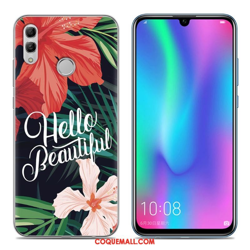Étui Huawei P Smart 2019 Fluide Doux Rose Jeunesse, Coque Huawei P Smart 2019 Téléphone Portable