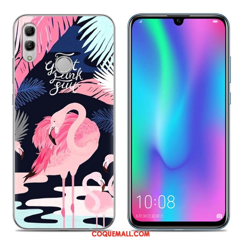 Étui Huawei P Smart 2019 Fluide Doux Rose Jeunesse, Coque Huawei P Smart 2019 Téléphone Portable