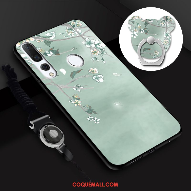 Étui Huawei P Smart+ 2019 Incassable Fluide Doux Téléphone Portable, Coque Huawei P Smart+ 2019 Vert