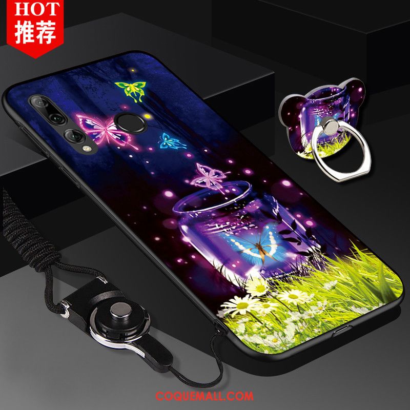 Étui Huawei P Smart+ 2019 Incassable Silicone Rose, Coque Huawei P Smart+ 2019 Protection Téléphone Portable