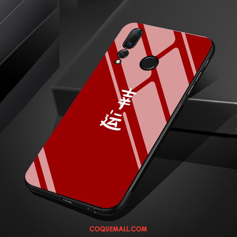 Étui Huawei P Smart+ 2019 Jaune Silicone Charmant, Coque Huawei P Smart+ 2019 Frais Chanceux