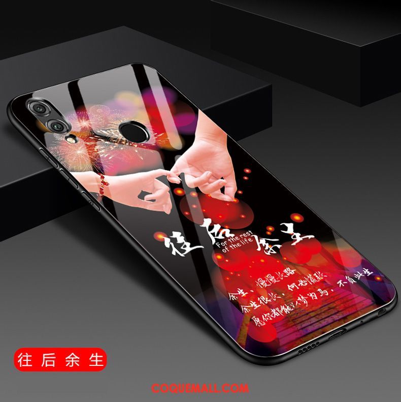 Étui Huawei P Smart 2019 Jeunesse Difficile Incassable, Coque Huawei P Smart 2019 Créatif Rouge