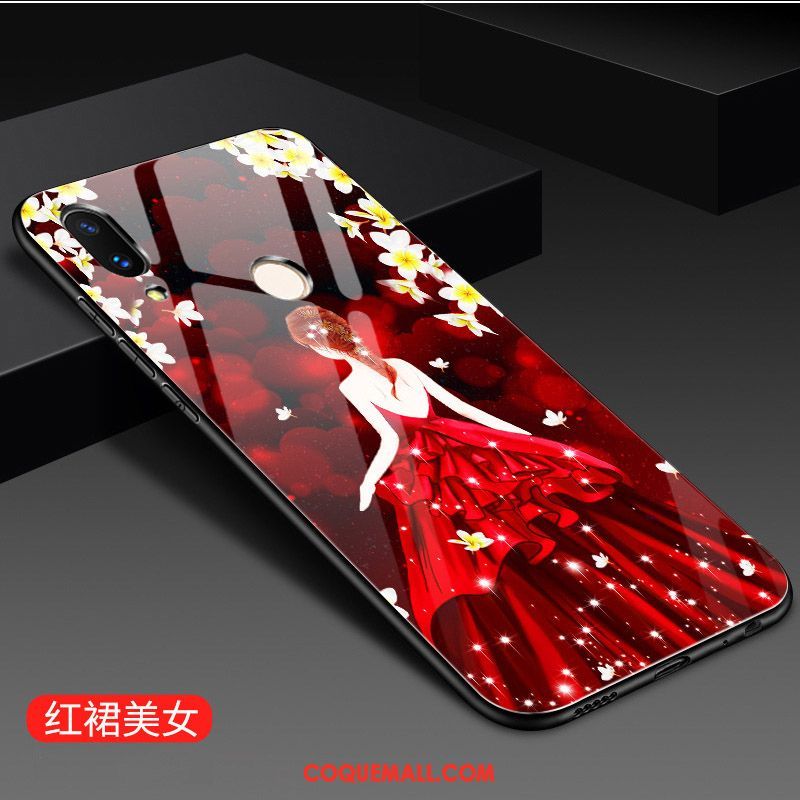 Étui Huawei P Smart 2019 Jeunesse Difficile Incassable, Coque Huawei P Smart 2019 Créatif Rouge