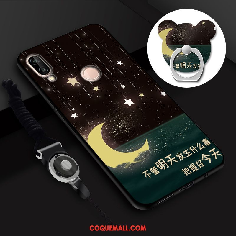 Étui Huawei P Smart 2019 Jeunesse Rose Nouveau, Coque Huawei P Smart 2019 Téléphone Portable Fluide Doux