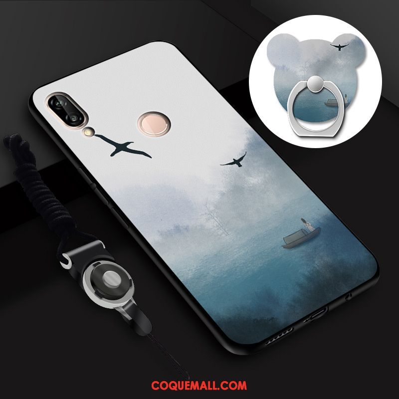 Étui Huawei P Smart 2019 Jeunesse Rose Nouveau, Coque Huawei P Smart 2019 Téléphone Portable Fluide Doux