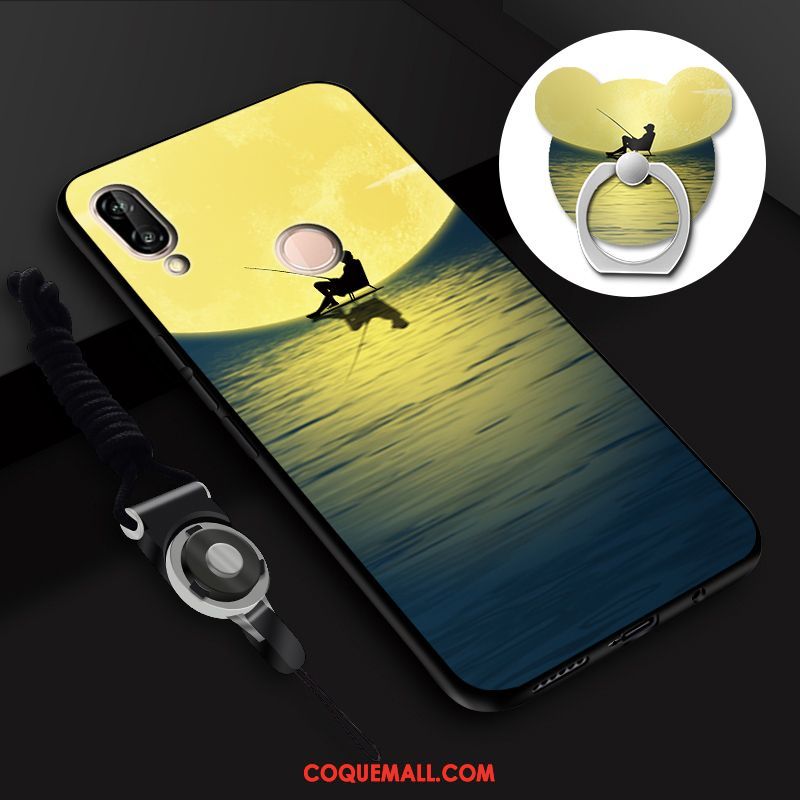 Étui Huawei P Smart 2019 Jeunesse Rose Nouveau, Coque Huawei P Smart 2019 Téléphone Portable Fluide Doux