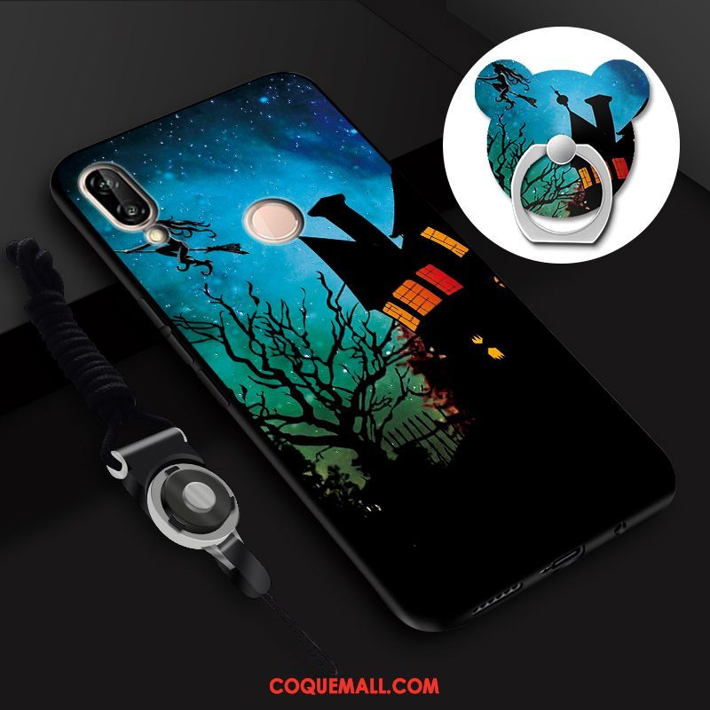 Étui Huawei P Smart 2019 Jeunesse Rose Nouveau, Coque Huawei P Smart 2019 Téléphone Portable Fluide Doux