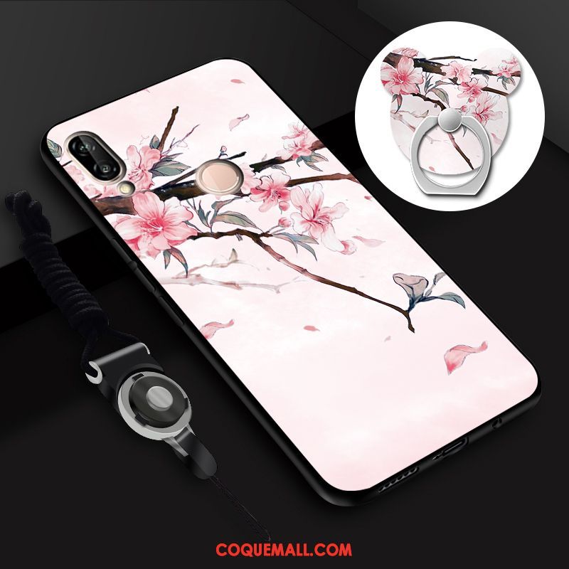 Étui Huawei P Smart 2019 Jeunesse Rose Nouveau, Coque Huawei P Smart 2019 Téléphone Portable Fluide Doux