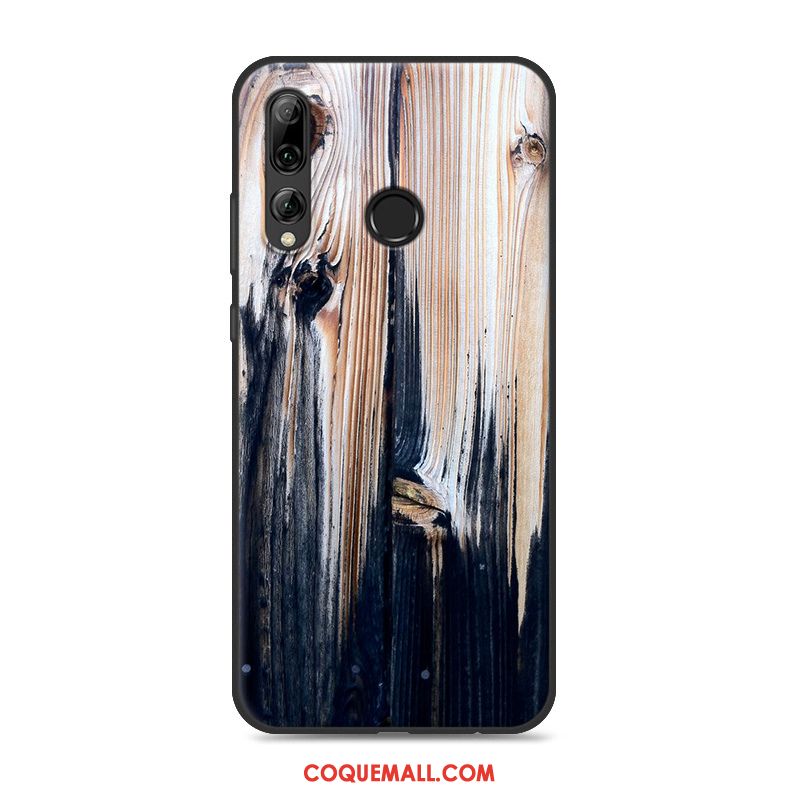 Étui Huawei P Smart+ 2019 Marque De Tendance Fluide Doux Ornements Suspendus, Coque Huawei P Smart+ 2019 Créatif Téléphone Portable Braun