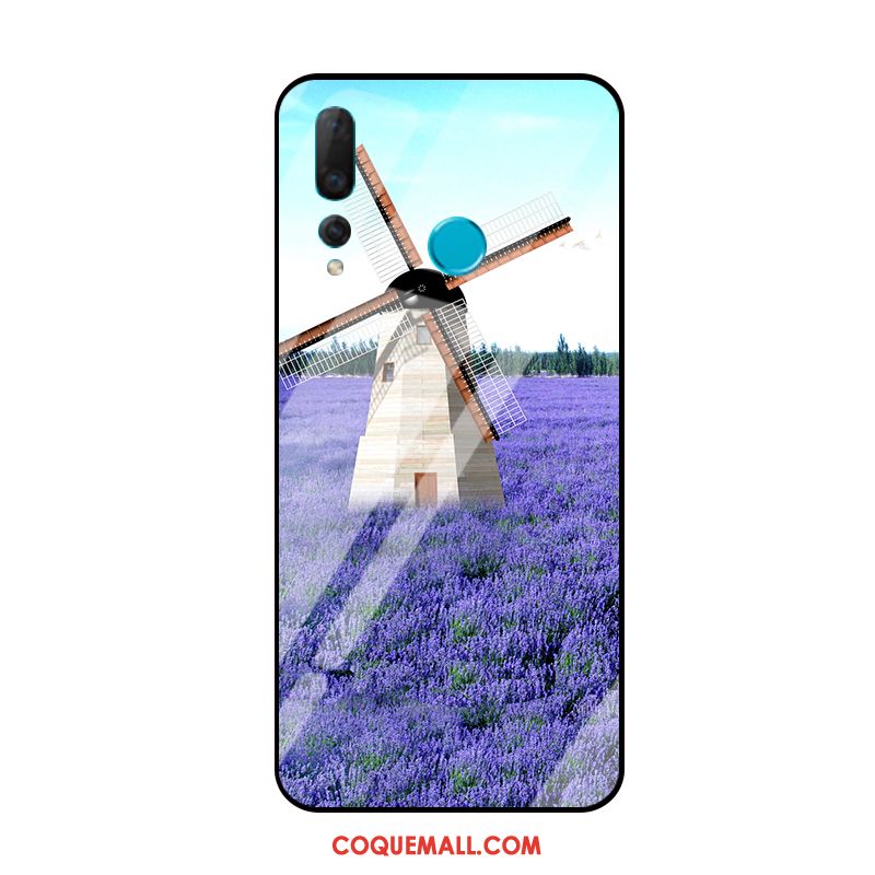 Étui Huawei P Smart+ 2019 Miroir Verre Téléphone Portable, Coque Huawei P Smart+ 2019 Paysage Incassable