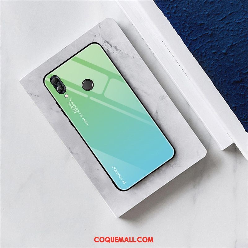 Étui Huawei P Smart 2019 Net Rouge Protection Or, Coque Huawei P Smart 2019 Couvercle Arrière Tout Compris