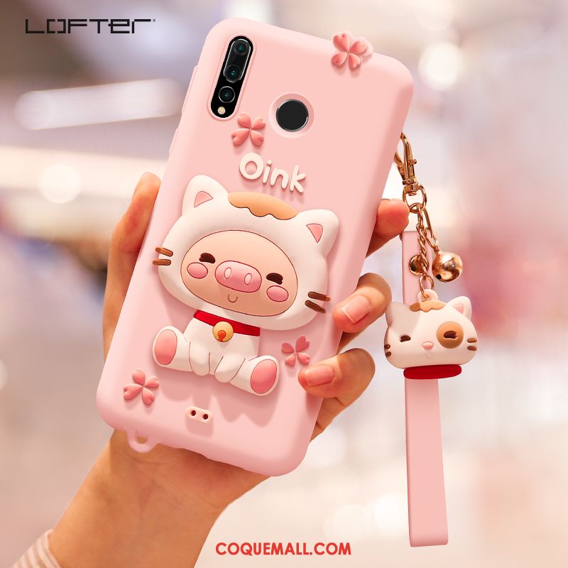 Étui Huawei P Smart+ 2019 Ornements Suspendus Téléphone Portable Silicone, Coque Huawei P Smart+ 2019 Charmant Incassable