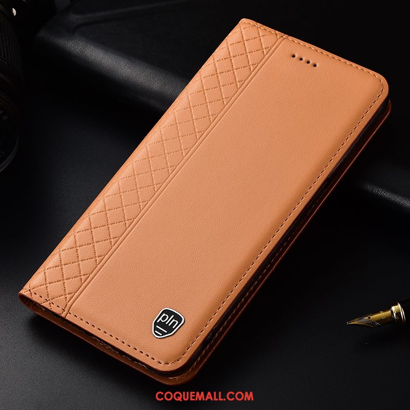 Étui Huawei P Smart+ 2019 Plaid Tout Compris Téléphone Portable, Coque Huawei P Smart+ 2019 En Cuir Cuir Véritable