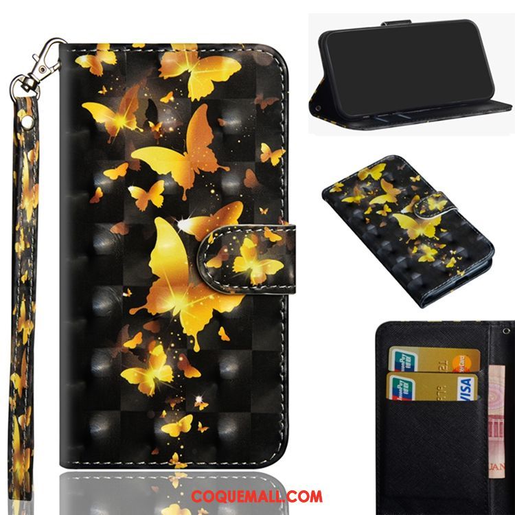 Étui Huawei P Smart 2019 Portefeuille Téléphone Portable En Cuir, Coque Huawei P Smart 2019 Multicolore En Silicone