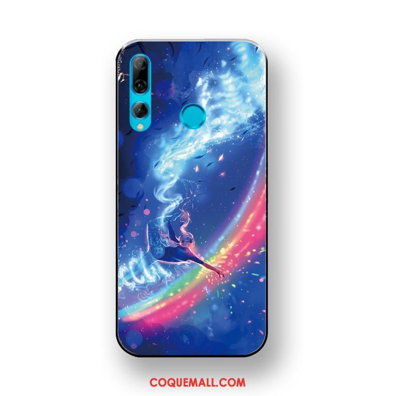 Étui Huawei P Smart+ 2019 Protection Téléphone Portable Fluide Doux, Coque Huawei P Smart+ 2019 Blanc Tout Compris