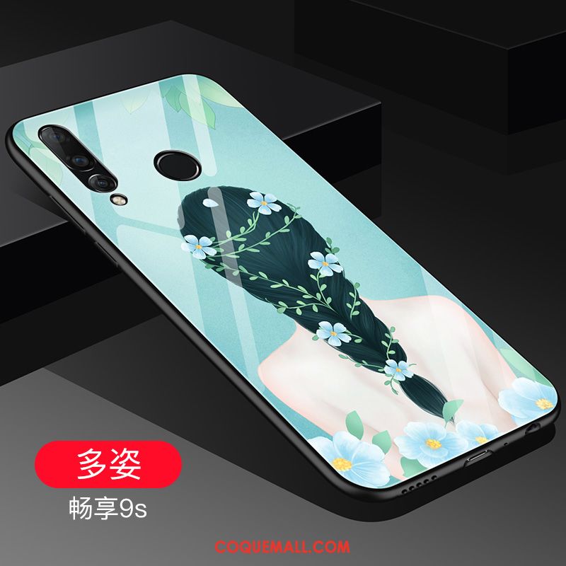 Étui Huawei P Smart+ 2019 Silicone Fluide Doux Tout Compris, Coque Huawei P Smart+ 2019 Vert Incassable