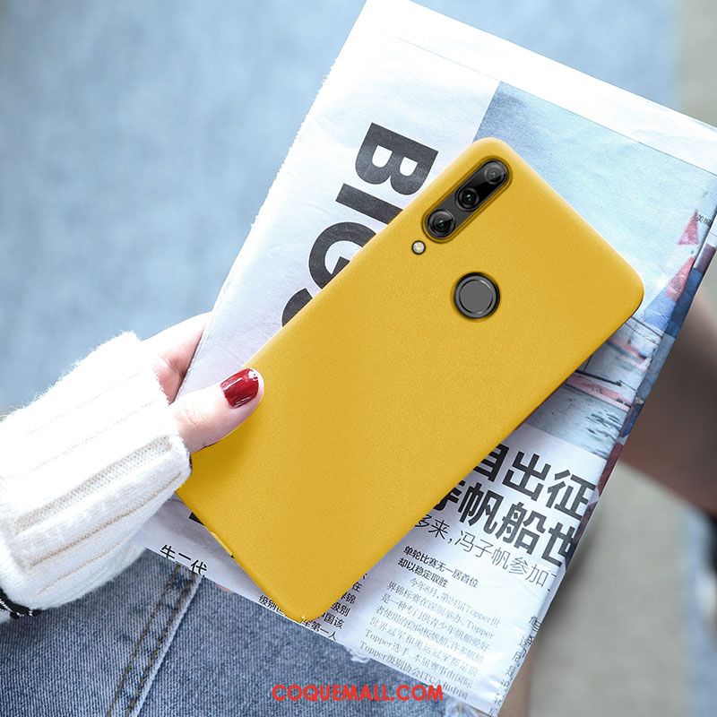 Étui Huawei P Smart+ 2019 Simple Téléphone Portable Couleur Unie, Coque Huawei P Smart+ 2019 Gris Difficile