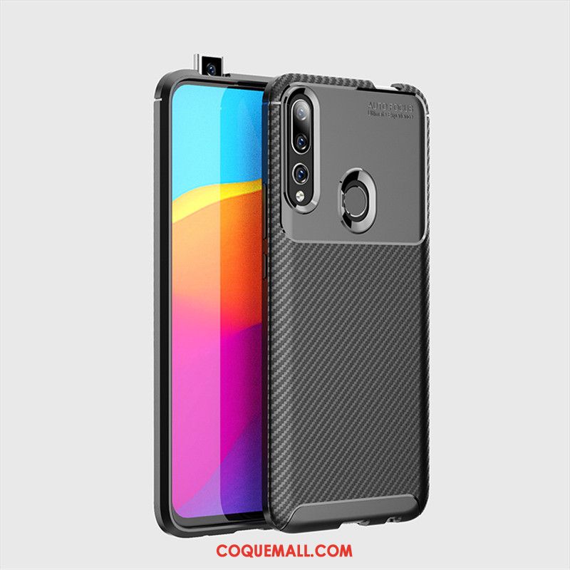 Étui Huawei P Smart+ 2019 Téléphone Portable Fluide Doux Protection, Coque Huawei P Smart+ 2019 Modèle Fleurie Fibre