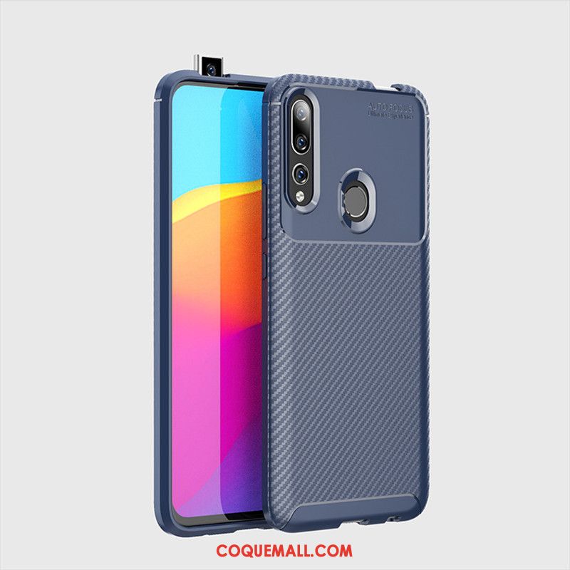 Étui Huawei P Smart+ 2019 Téléphone Portable Fluide Doux Protection, Coque Huawei P Smart+ 2019 Modèle Fleurie Fibre