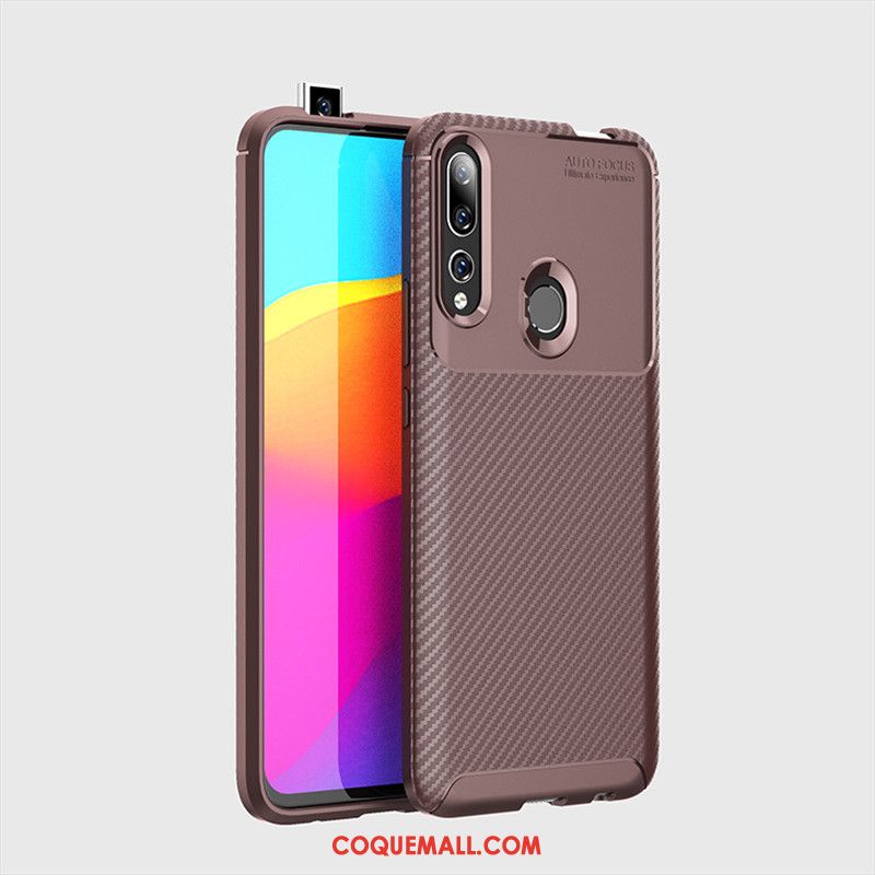 Étui Huawei P Smart+ 2019 Téléphone Portable Fluide Doux Protection, Coque Huawei P Smart+ 2019 Modèle Fleurie Fibre