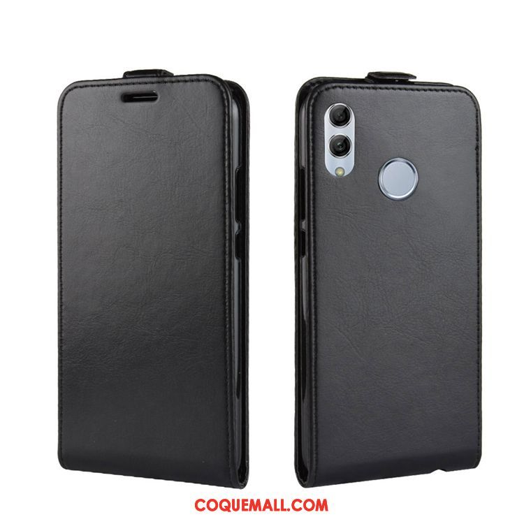 Étui Huawei P Smart 2019 Téléphone Portable Modèle Fleurie En Cuir, Coque Huawei P Smart 2019 Carte Blanc