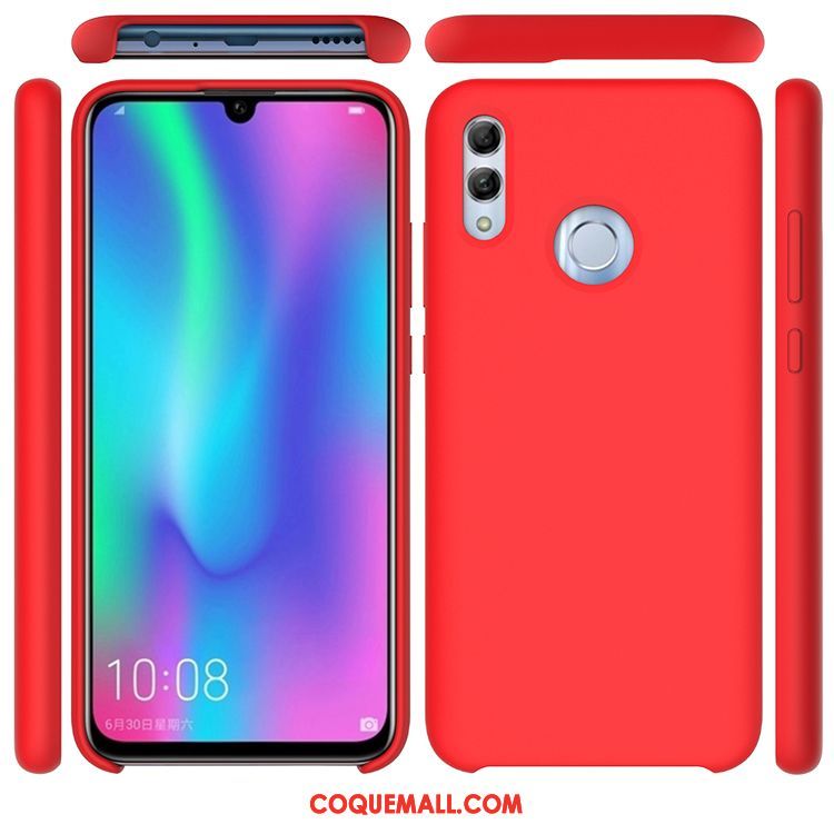 Étui Huawei P Smart 2019 Téléphone Portable Violet Silicone, Coque Huawei P Smart 2019 Jeunesse Couleur Unie