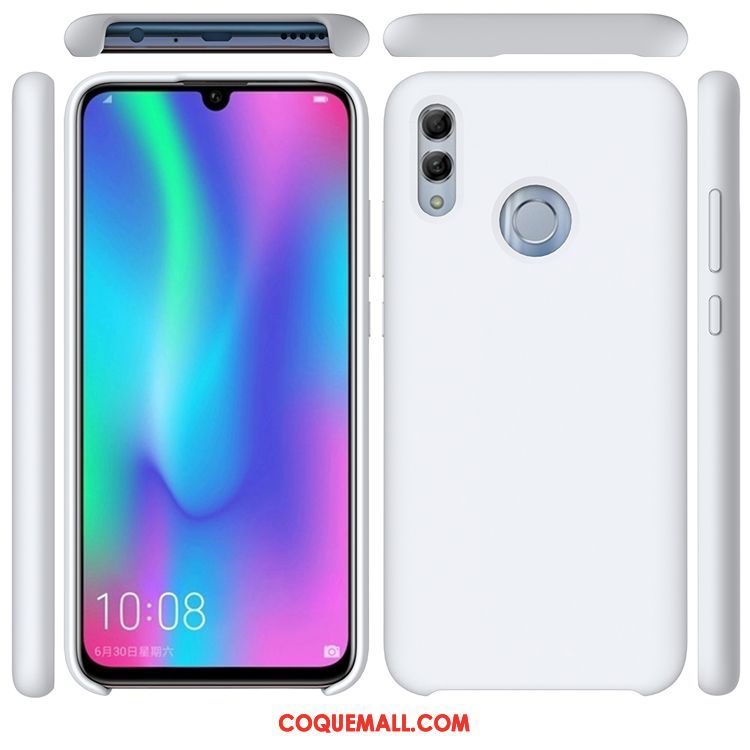 Étui Huawei P Smart 2019 Téléphone Portable Violet Silicone, Coque Huawei P Smart 2019 Jeunesse Couleur Unie