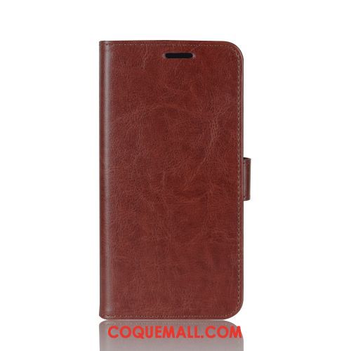 Étui Huawei P Smart 2020 Business Rouge Portefeuille, Coque Huawei P Smart 2020 En Cuir Téléphone Portable