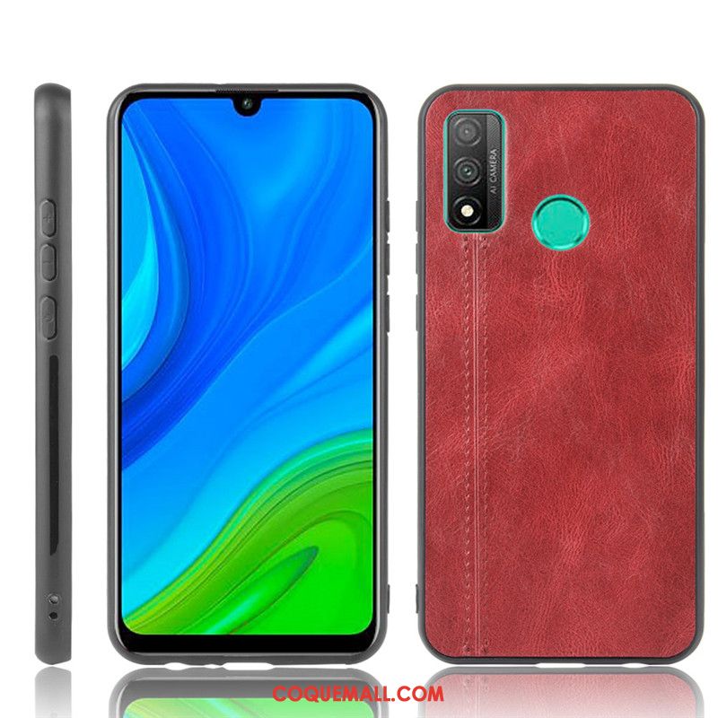 Étui Huawei P Smart 2020 Cuir Jaune Difficile, Coque Huawei P Smart 2020 Téléphone Portable Modèle Fleurie