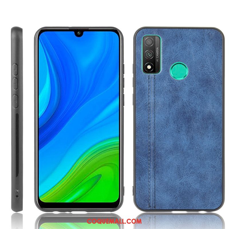 Étui Huawei P Smart 2020 Cuir Jaune Difficile, Coque Huawei P Smart 2020 Téléphone Portable Modèle Fleurie