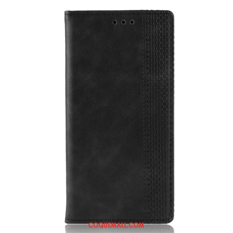 Étui Huawei P Smart 2020 En Cuir Téléphone Portable Protection, Coque Huawei P Smart 2020 Boucle Magnétique Bleu Marin