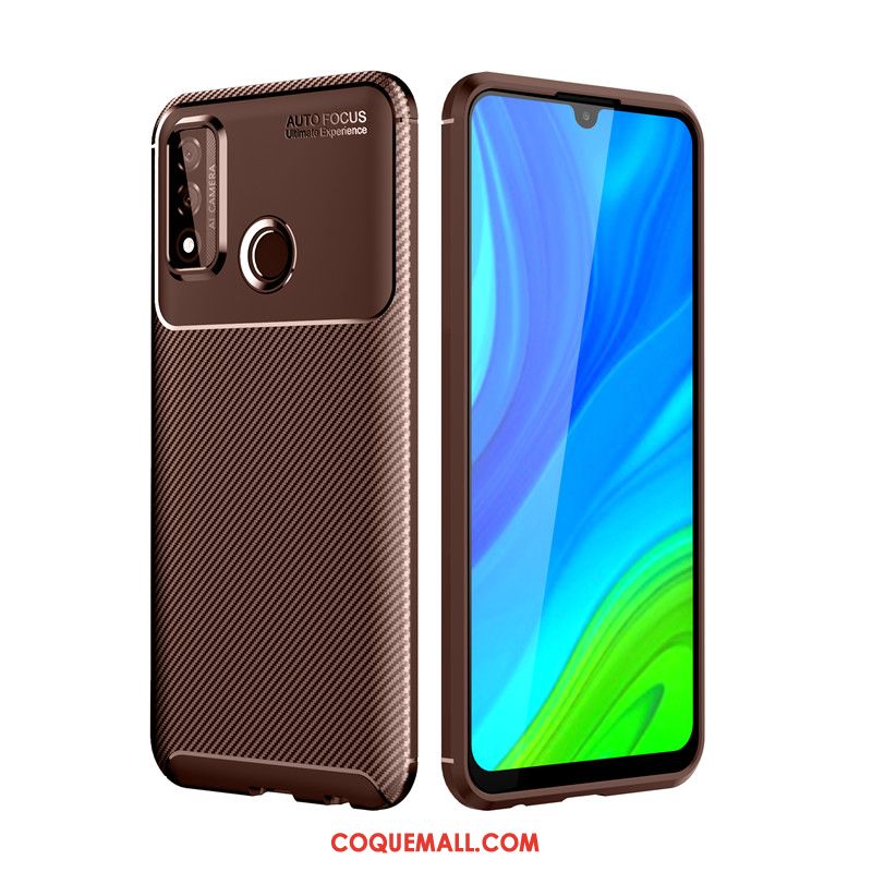 Étui Huawei P Smart 2020 Incassable Fluide Doux Business, Coque Huawei P Smart 2020 Protection Délavé En Daim