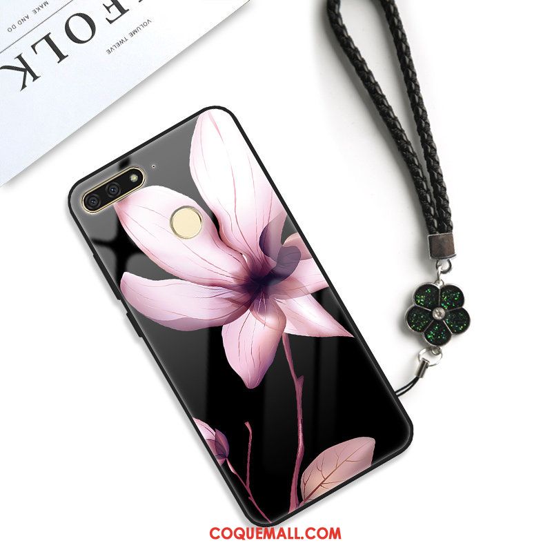 Étui Huawei P Smart Art Violet Fluide Doux, Coque Huawei P Smart Frais Personnalité