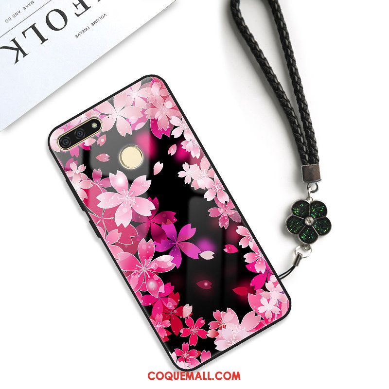 Étui Huawei P Smart Art Violet Fluide Doux, Coque Huawei P Smart Frais Personnalité