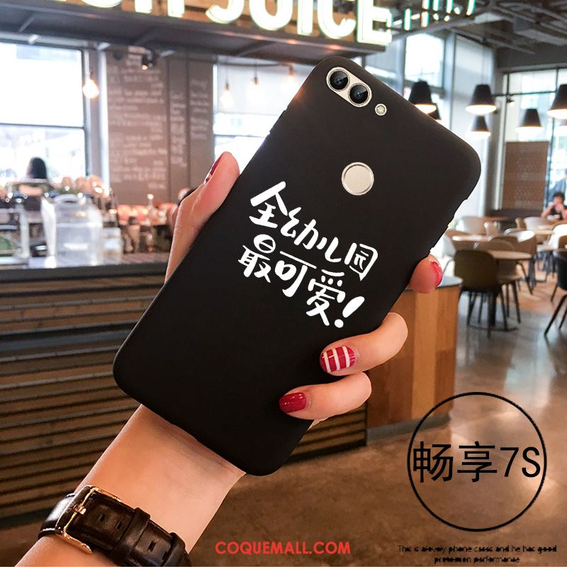 Étui Huawei P Smart Blanc Fluide Doux Simple, Coque Huawei P Smart Personnalité Amoureux