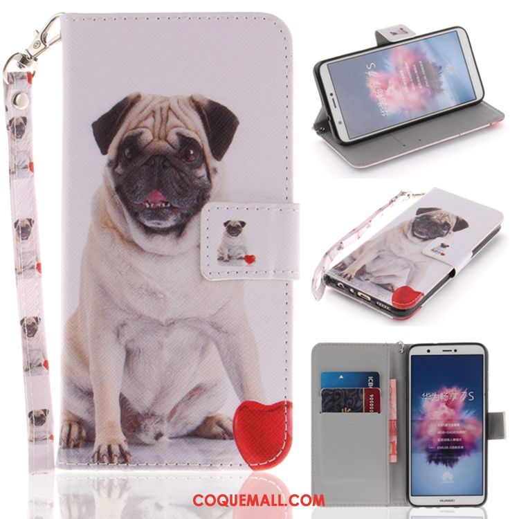 Étui Huawei P Smart+ Blanc Protection Fluide Doux, Coque Huawei P Smart+ Incassable Tout Compris