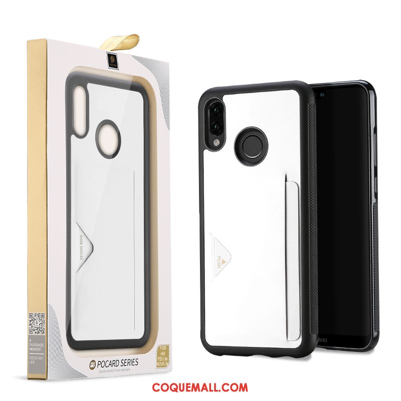 Étui Huawei P Smart+ Carte Antidérapant Jeunesse, Coque Huawei P Smart+ Téléphone Portable Business