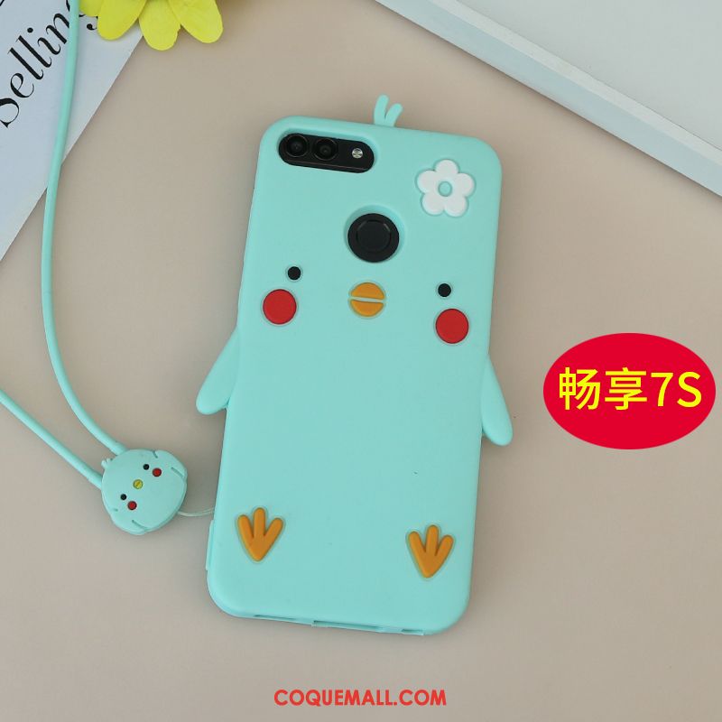 Étui Huawei P Smart Dessin Animé Tout Compris Protection, Coque Huawei P Smart Charmant Fluide Doux