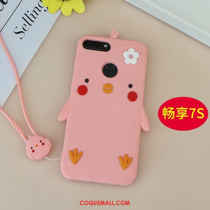 Étui Huawei P Smart Dessin Animé Tout Compris Protection, Coque Huawei P Smart Charmant Fluide Doux