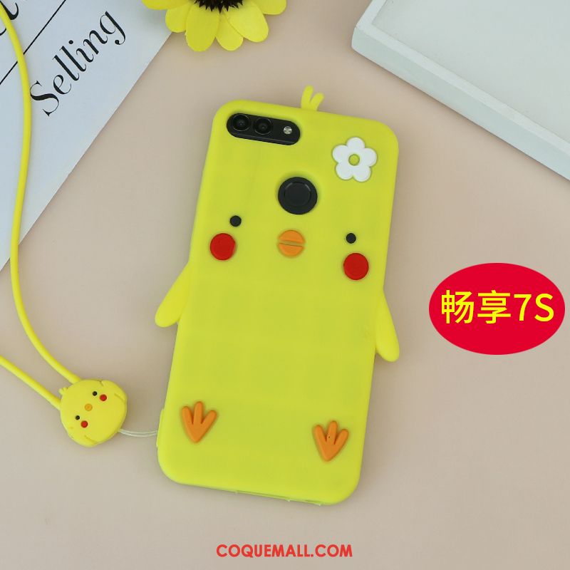 Étui Huawei P Smart Dessin Animé Tout Compris Protection, Coque Huawei P Smart Charmant Fluide Doux