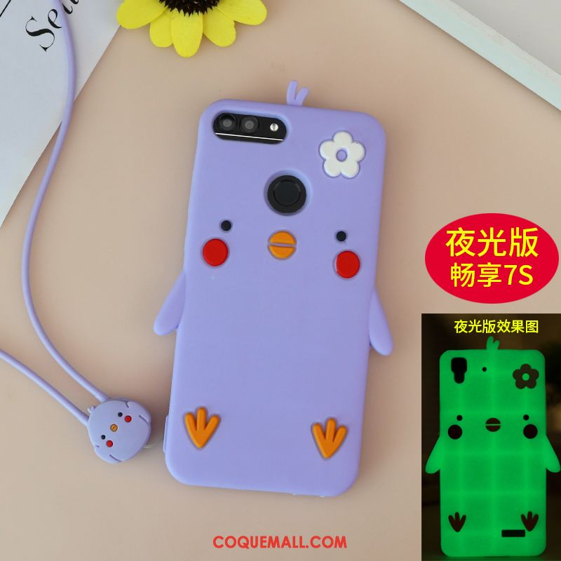 Étui Huawei P Smart Dessin Animé Tout Compris Protection, Coque Huawei P Smart Charmant Fluide Doux