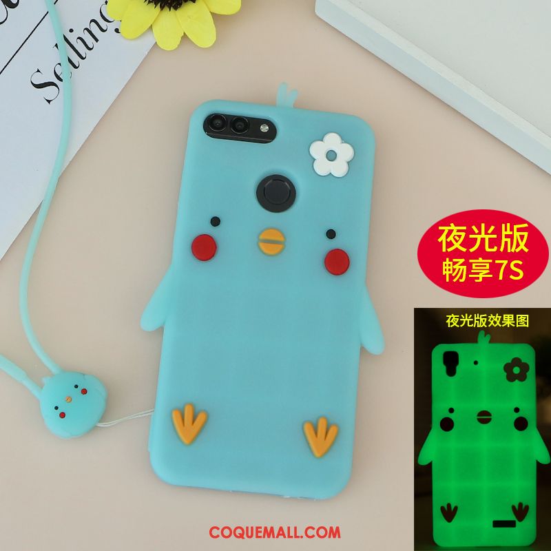 Étui Huawei P Smart Dessin Animé Tout Compris Protection, Coque Huawei P Smart Charmant Fluide Doux