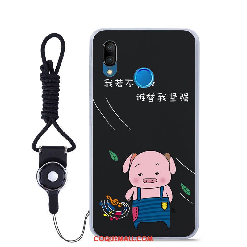 Étui Huawei P Smart+ Fluide Doux Couleur Peinture, Coque Huawei P Smart+ Jeunesse Tout Compris