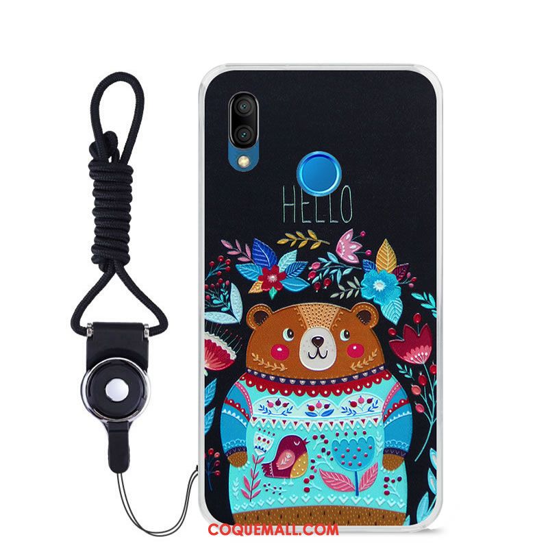 Étui Huawei P Smart+ Fluide Doux Couleur Peinture, Coque Huawei P Smart+ Jeunesse Tout Compris