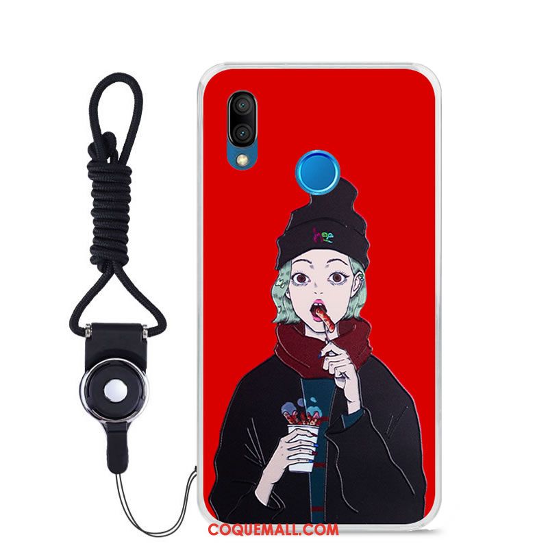 Étui Huawei P Smart+ Fluide Doux Couleur Peinture, Coque Huawei P Smart+ Jeunesse Tout Compris