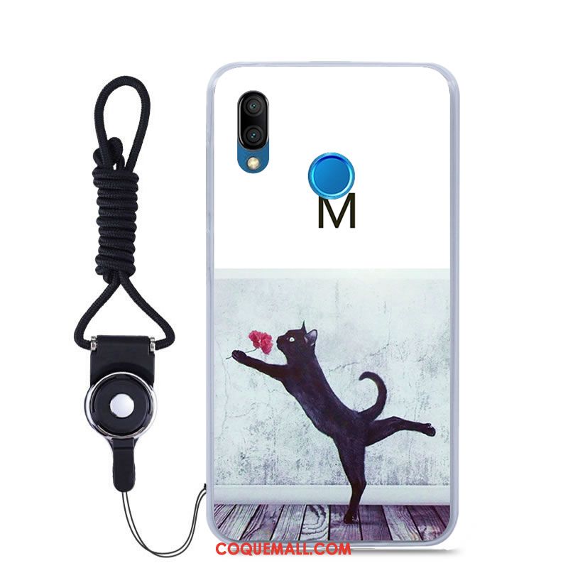 Étui Huawei P Smart+ Fluide Doux Couleur Peinture, Coque Huawei P Smart+ Jeunesse Tout Compris