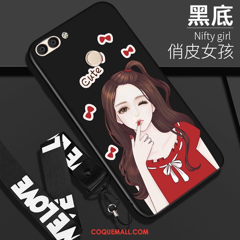 Étui Huawei P Smart Fluide Doux Incassable Rouge, Coque Huawei P Smart Tendance Silicone