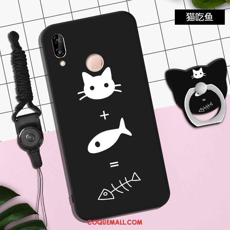 Étui Huawei P Smart+ Fluide Doux Protection Personnalité, Coque Huawei P Smart+ Dessin Animé Incassable